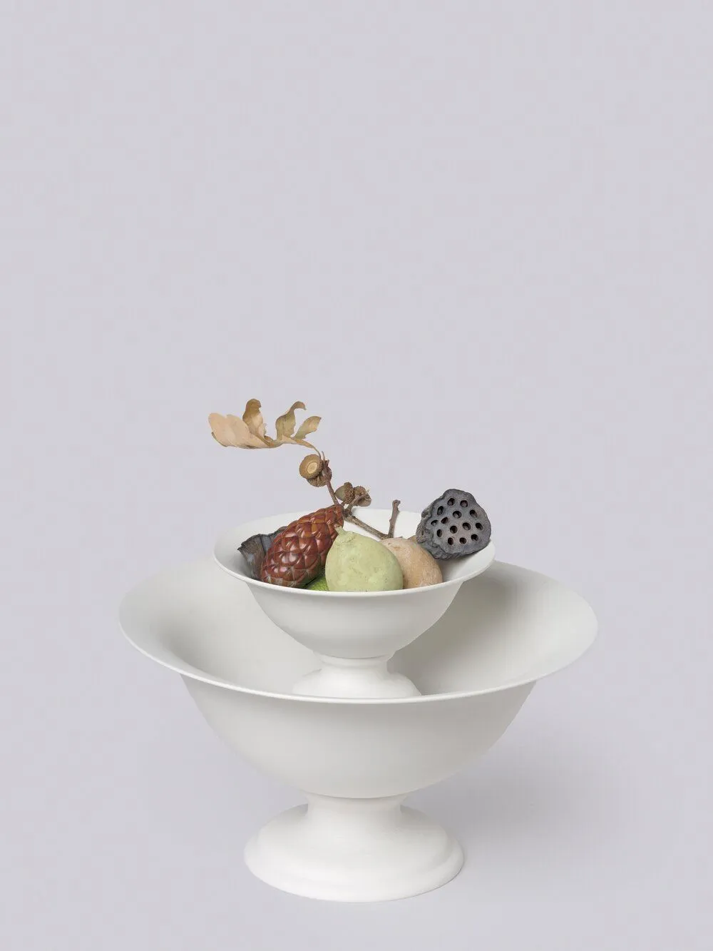 FOOTED VASO (BISQUE)