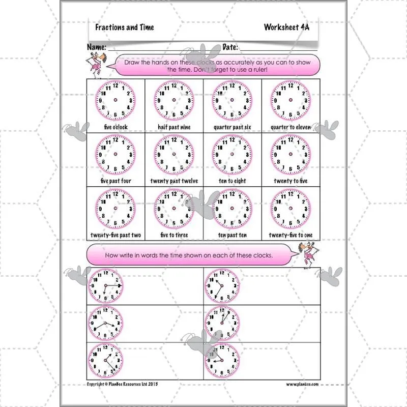 Fractions and Time