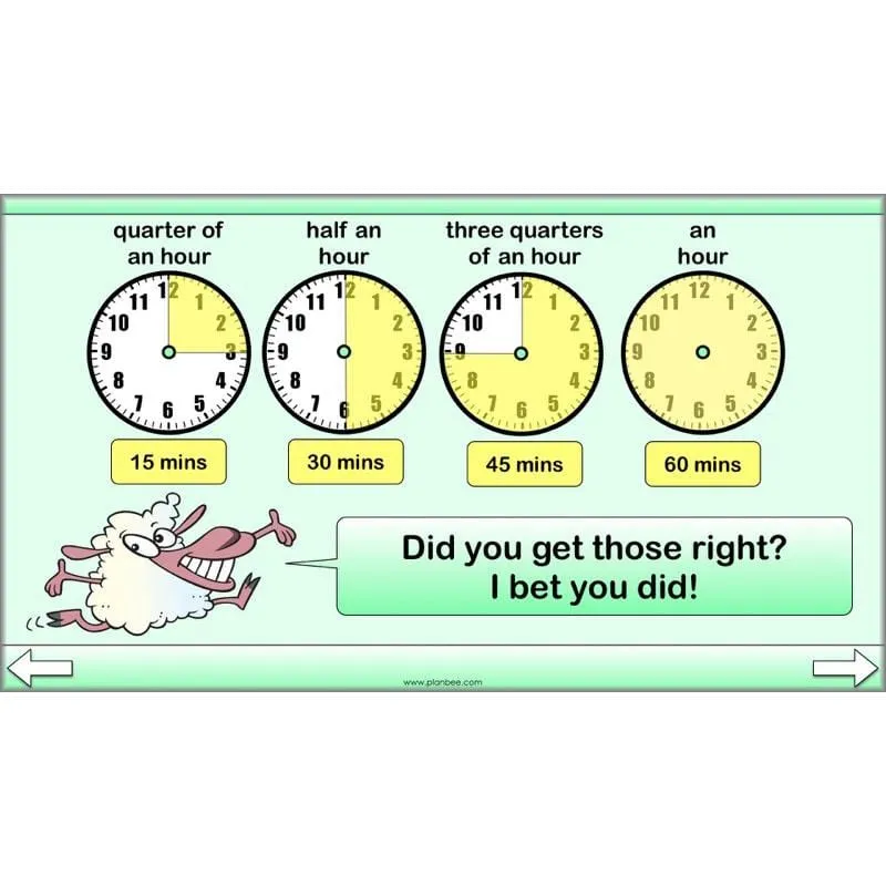Fractions and Time