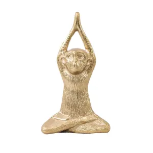 Gold Safari Monkey Namaste