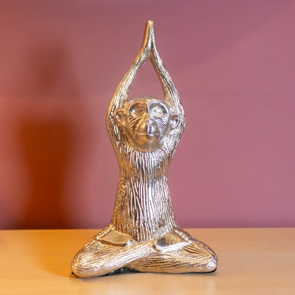 Gold Safari Monkey Namaste
