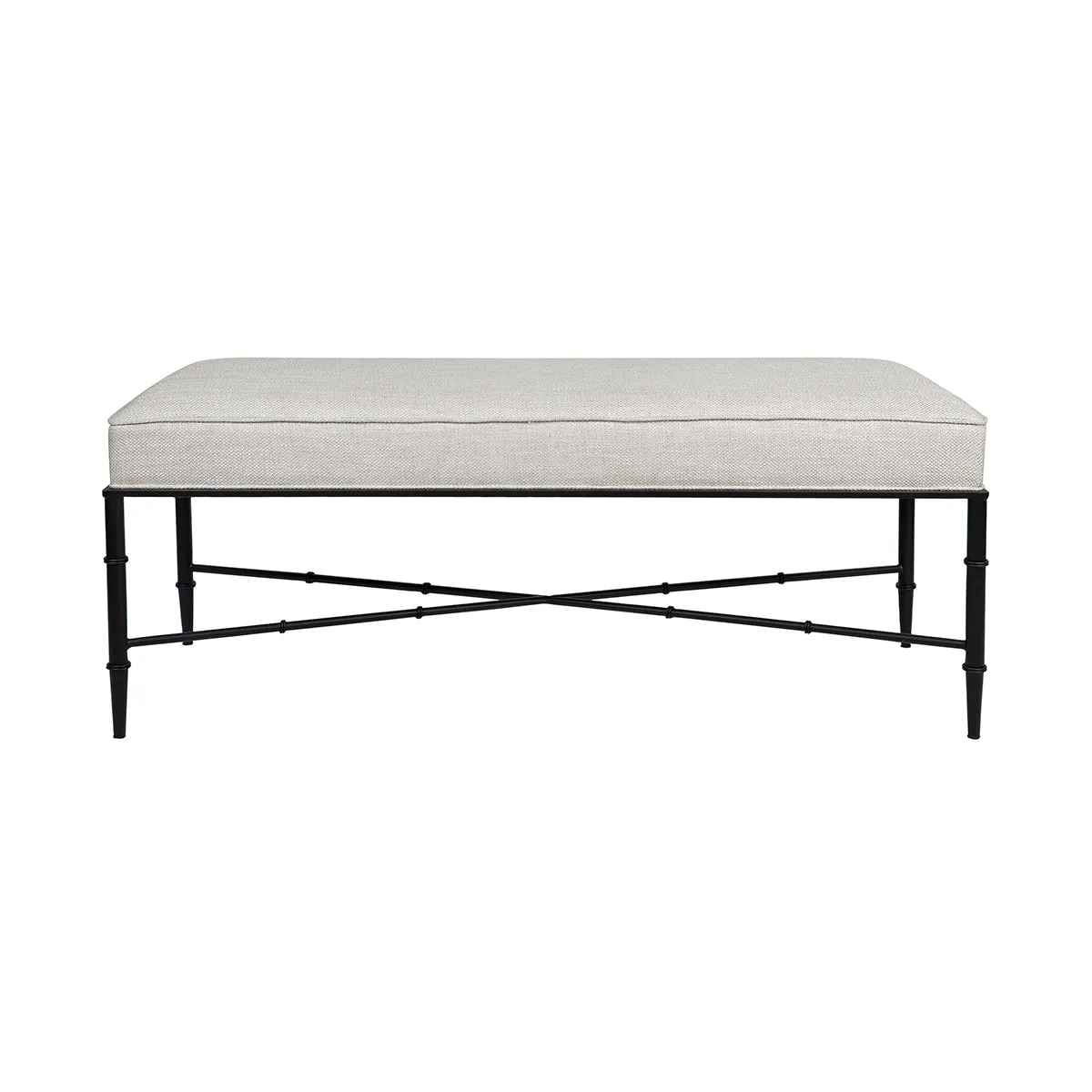 Hacienda Bench Ottoman - Natural Linen