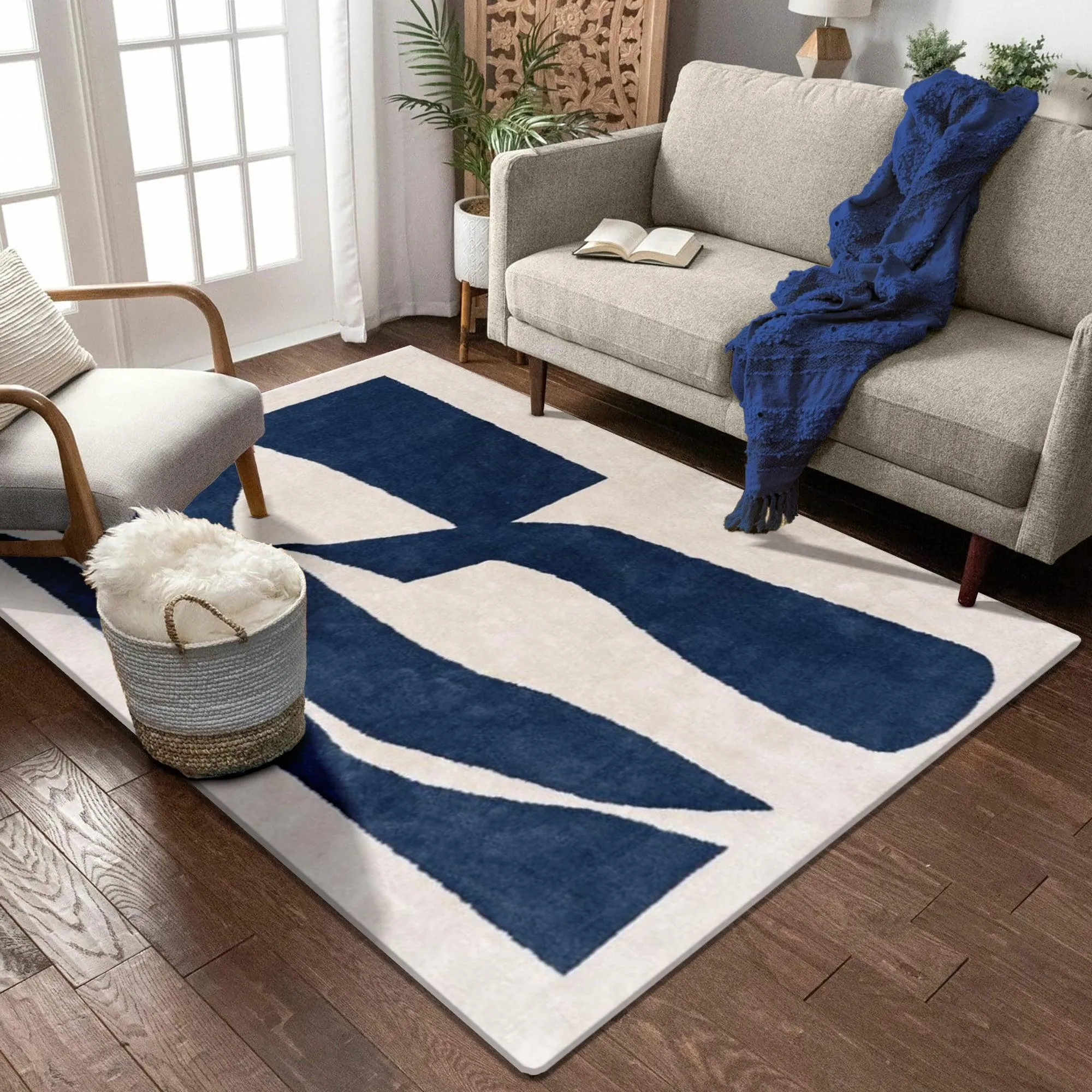 Hand Tufted Carpet Rug for Living Spaces | F-HT-013