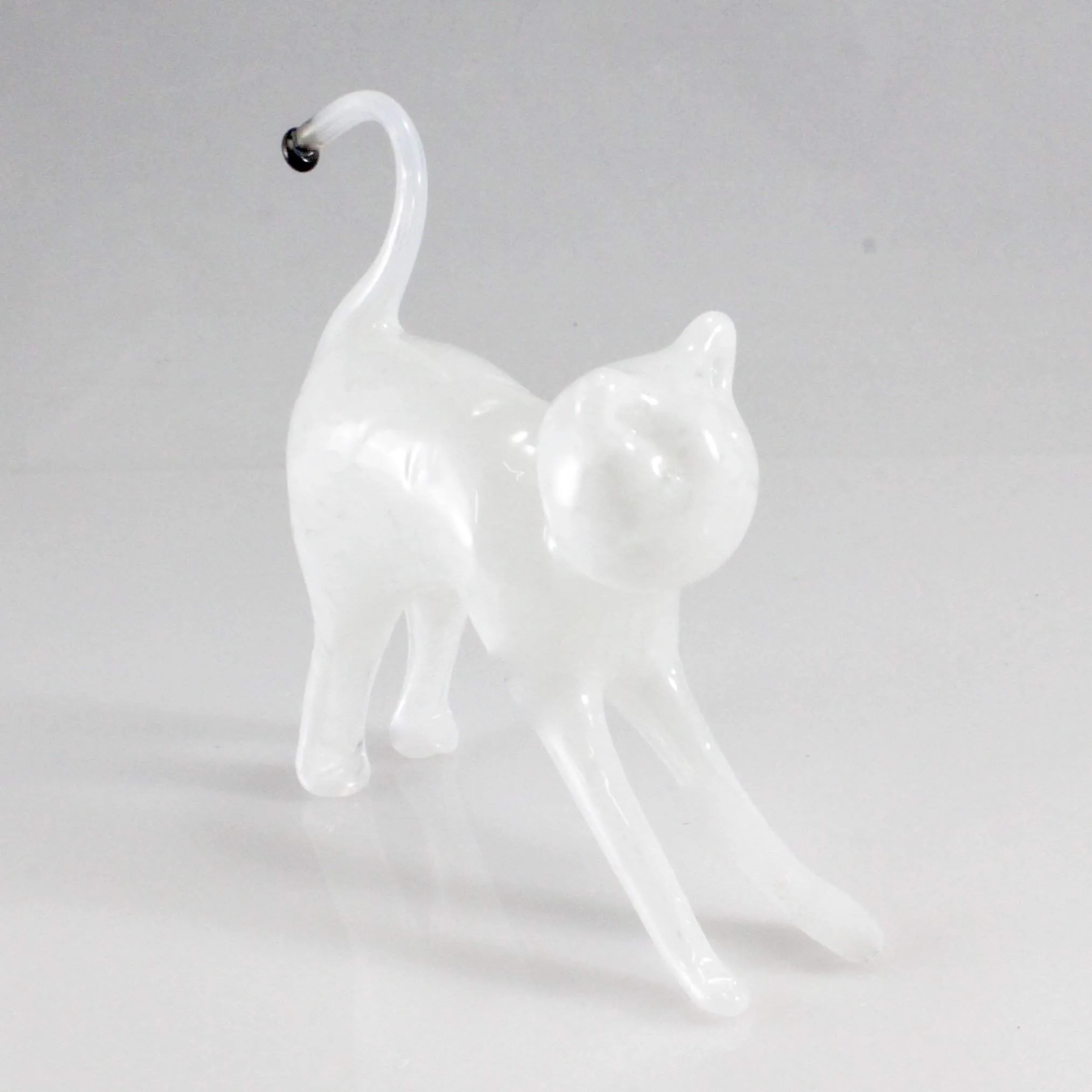 Handmade Glass Cat Figurine