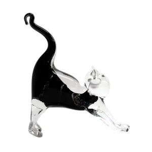 Handmade Glass Cat Figurine