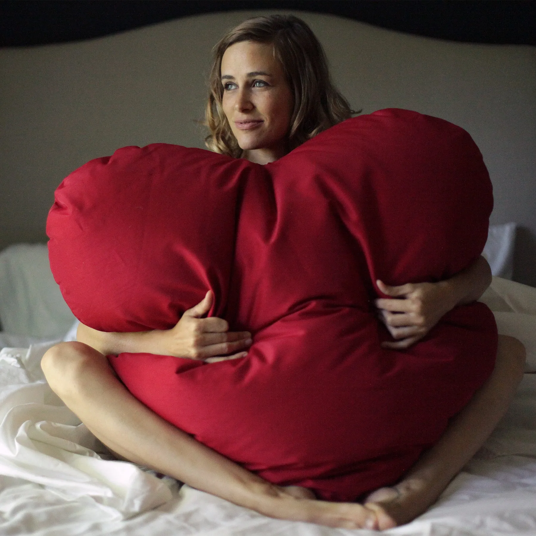hug it like you love it!® giant heart pillow