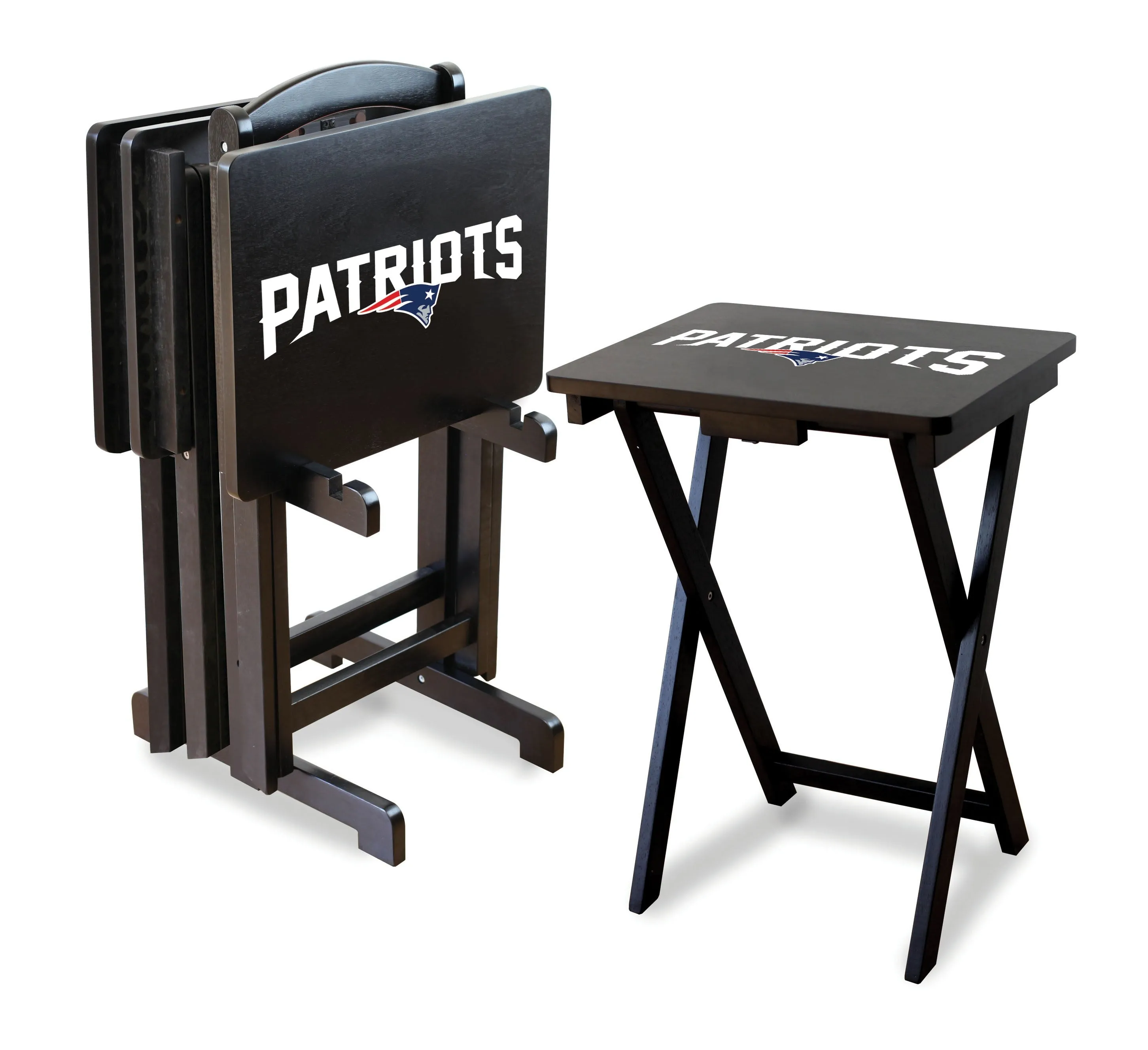 Imperial New England Patriots TV Snack Tray Set
