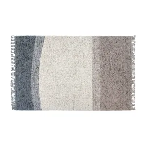 Into the Blue Woolable Rug - Smoke Blue Multi
