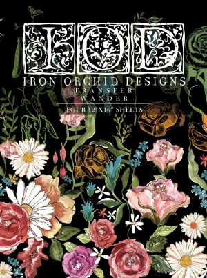 IOD Wander Decor Transfer - Iron Orchid Designs