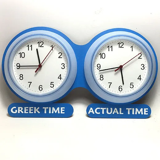 It's about (Greek) time