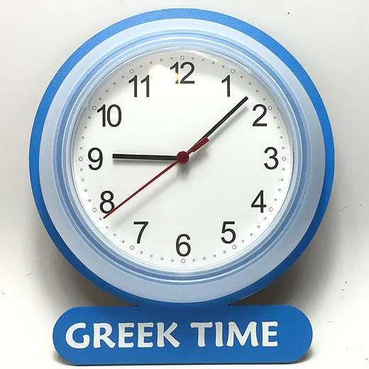 It's about (Greek) time