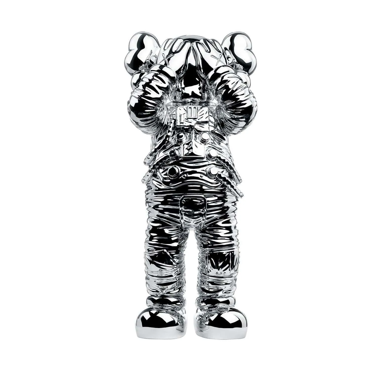 Kaws Holiday Space figurine, silver