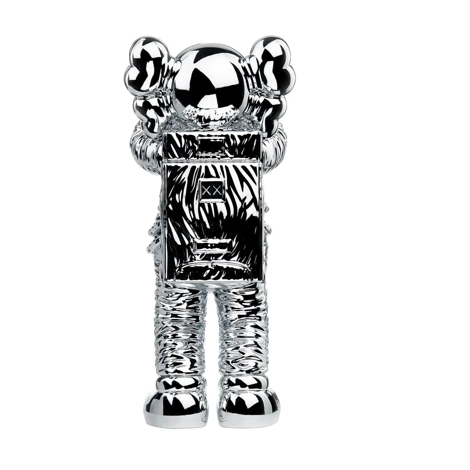 Kaws Holiday Space figurine, silver