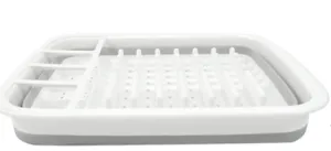 L. Gourmet Collapsible Dish Rack 12x15" 1pc