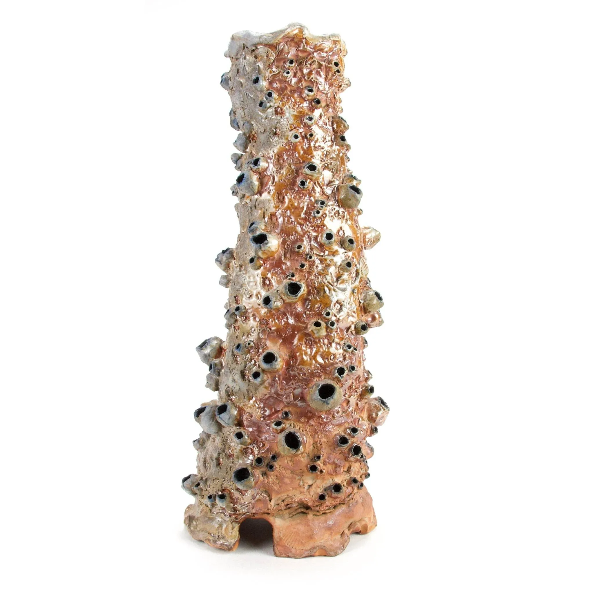 Large Barnacle Sculpture/ Vase - Wood Fired