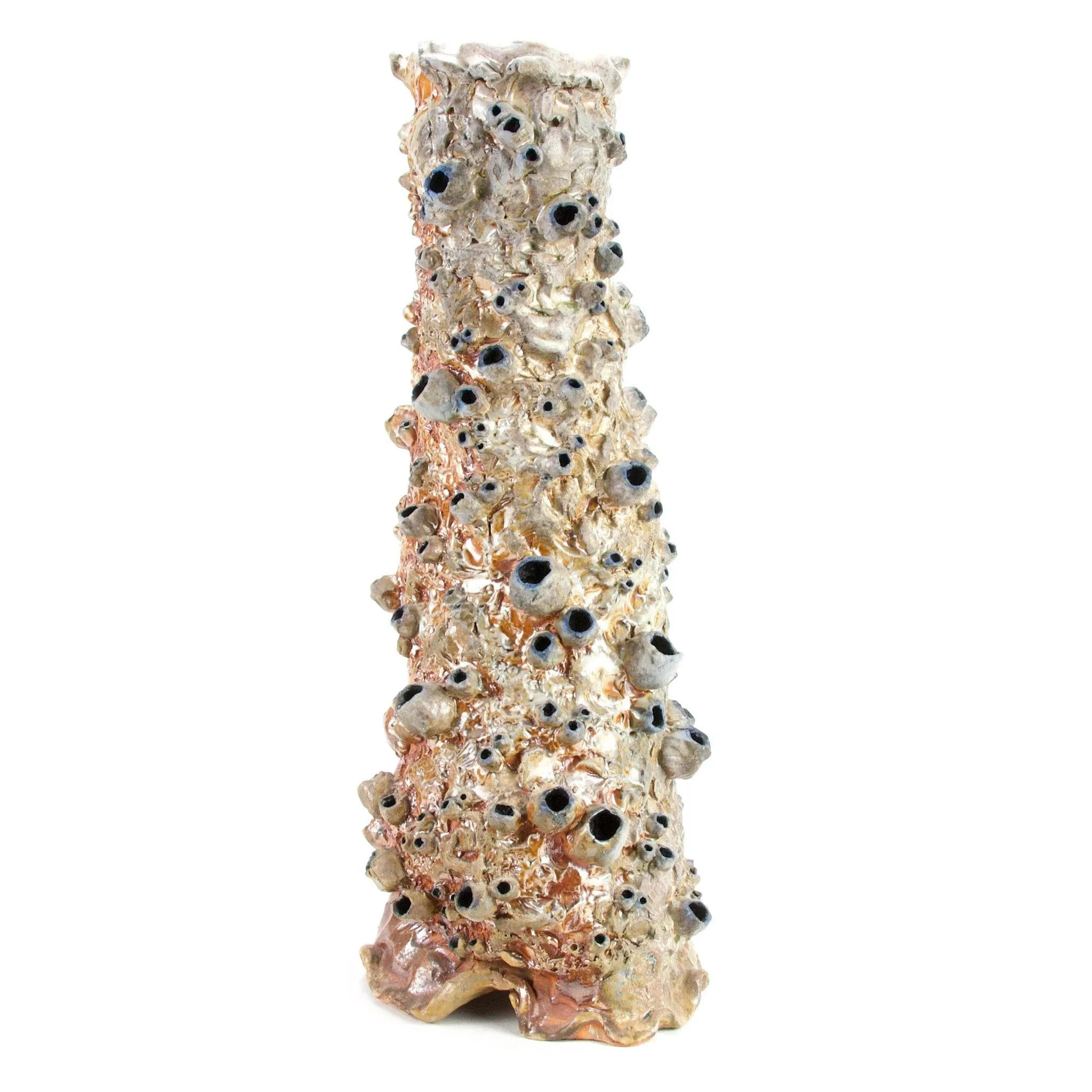 Large Barnacle Sculpture/ Vase - Wood Fired