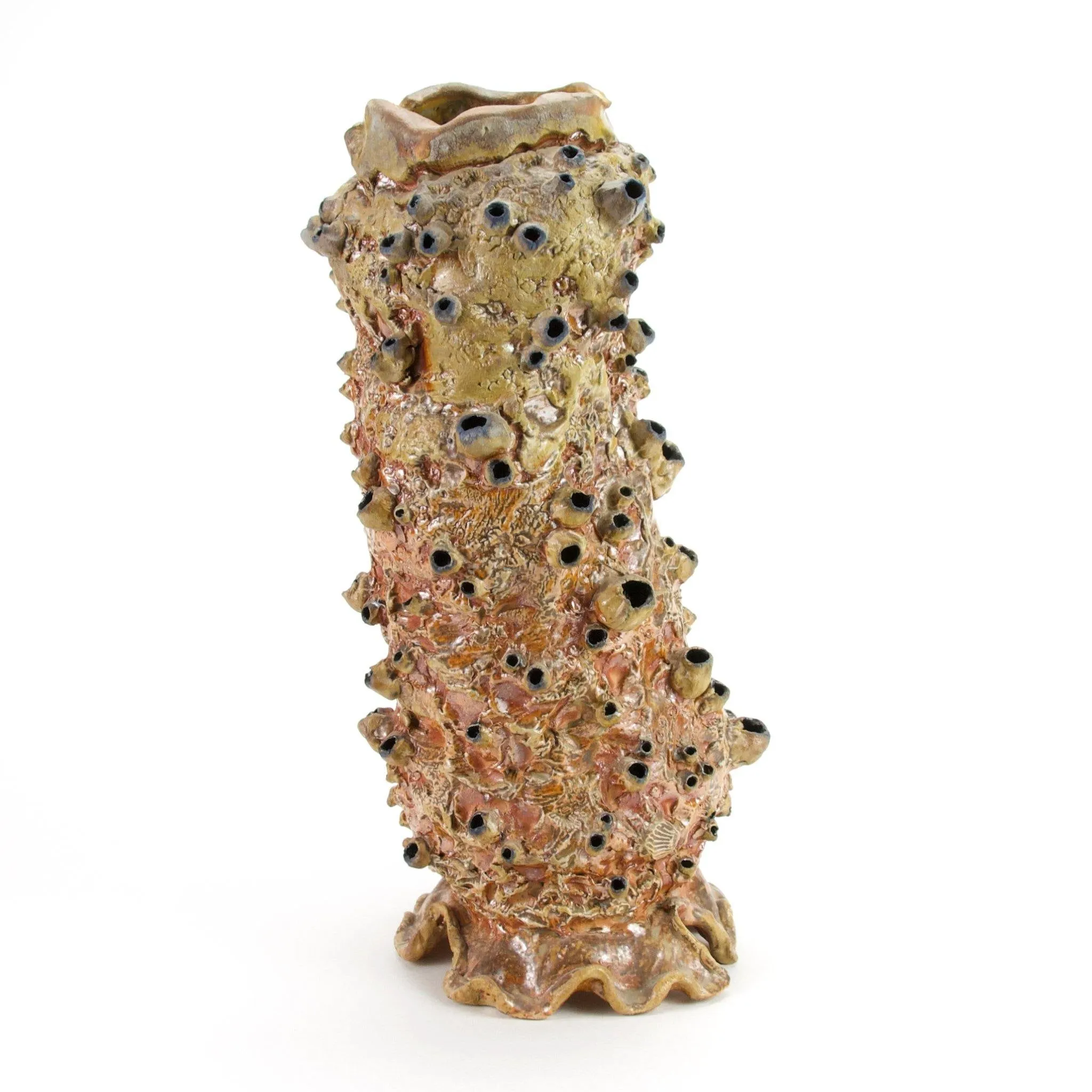 Large Barnacle Sculpture/ Vase - Wood Fired