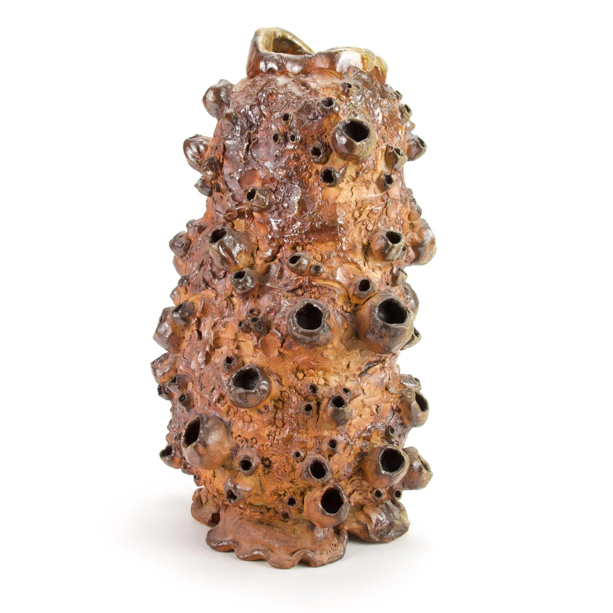 Large Barnacle Sculpture/ Vase - Wood Fired