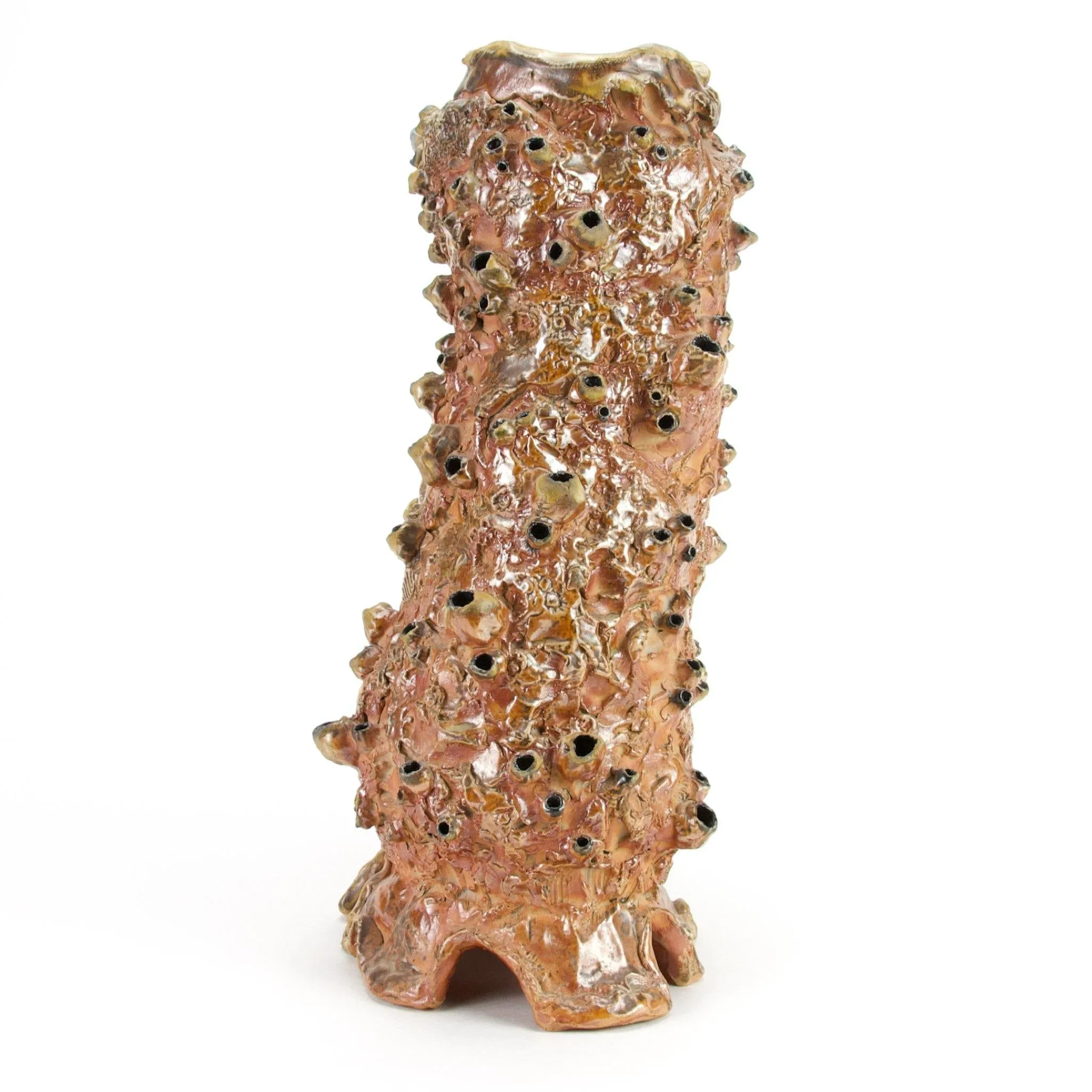 Large Barnacle Sculpture/ Vase - Wood Fired