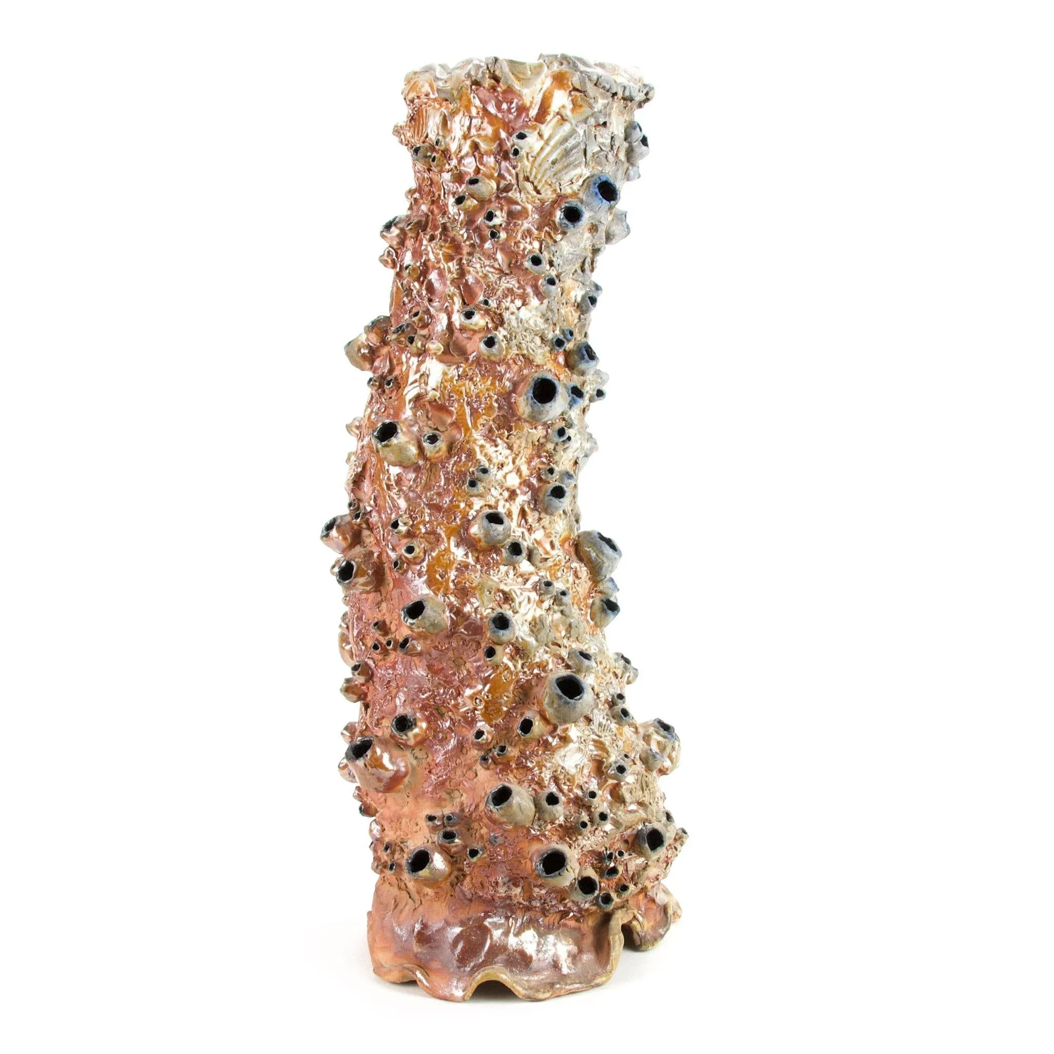 Large Barnacle Sculpture/ Vase - Wood Fired