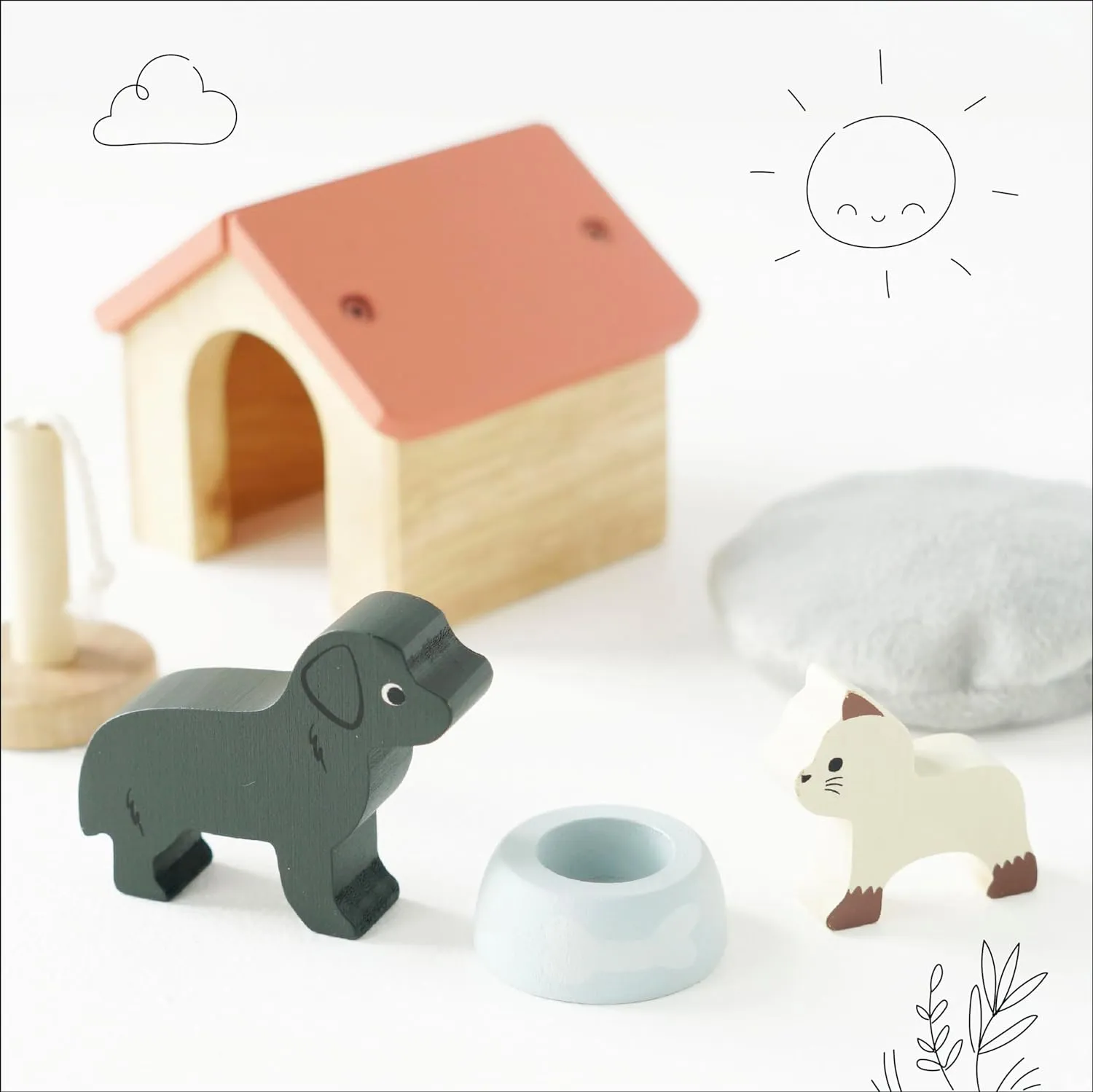Le Toy Van Dollhouse Furniture & Accessories, Pet Set Junior