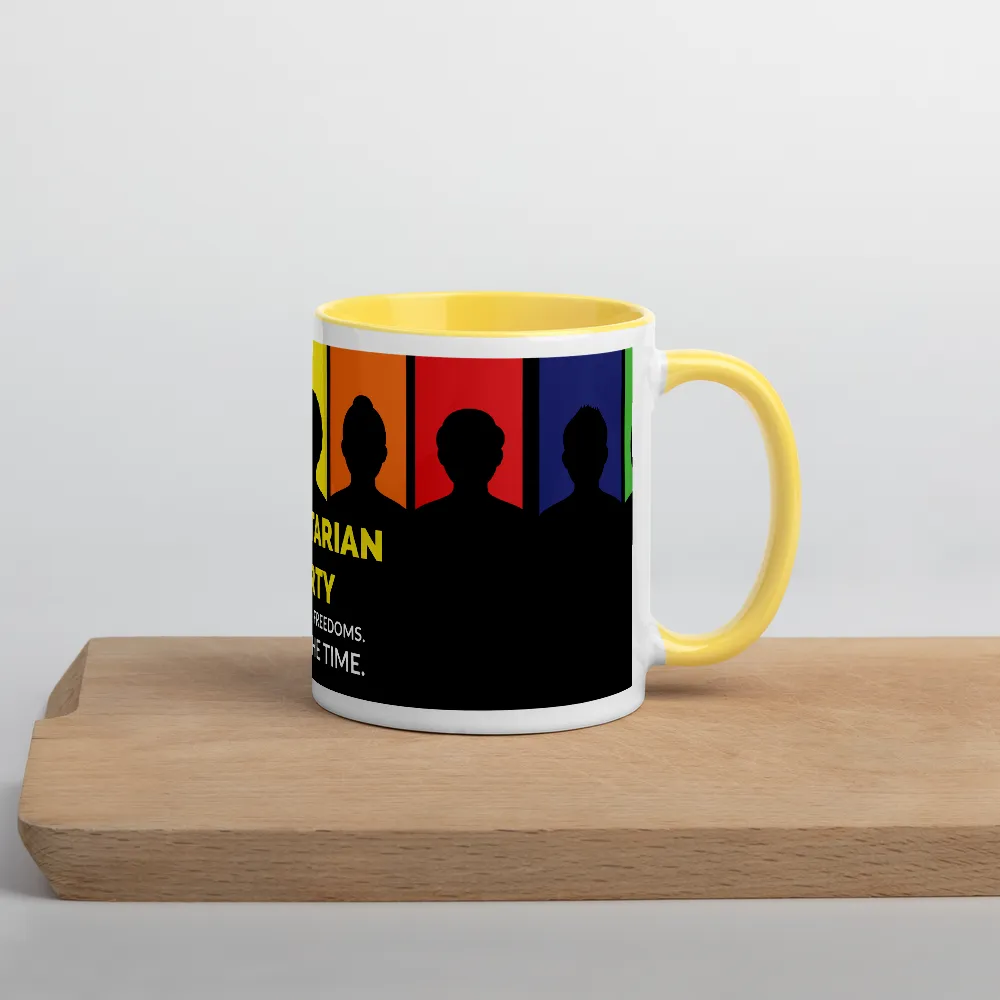 Libertarian Party -  All of your Freedoms All of the Time Mug with Color Inside