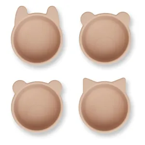 Liewood Malene Silicone Bowl 4pk - Rose