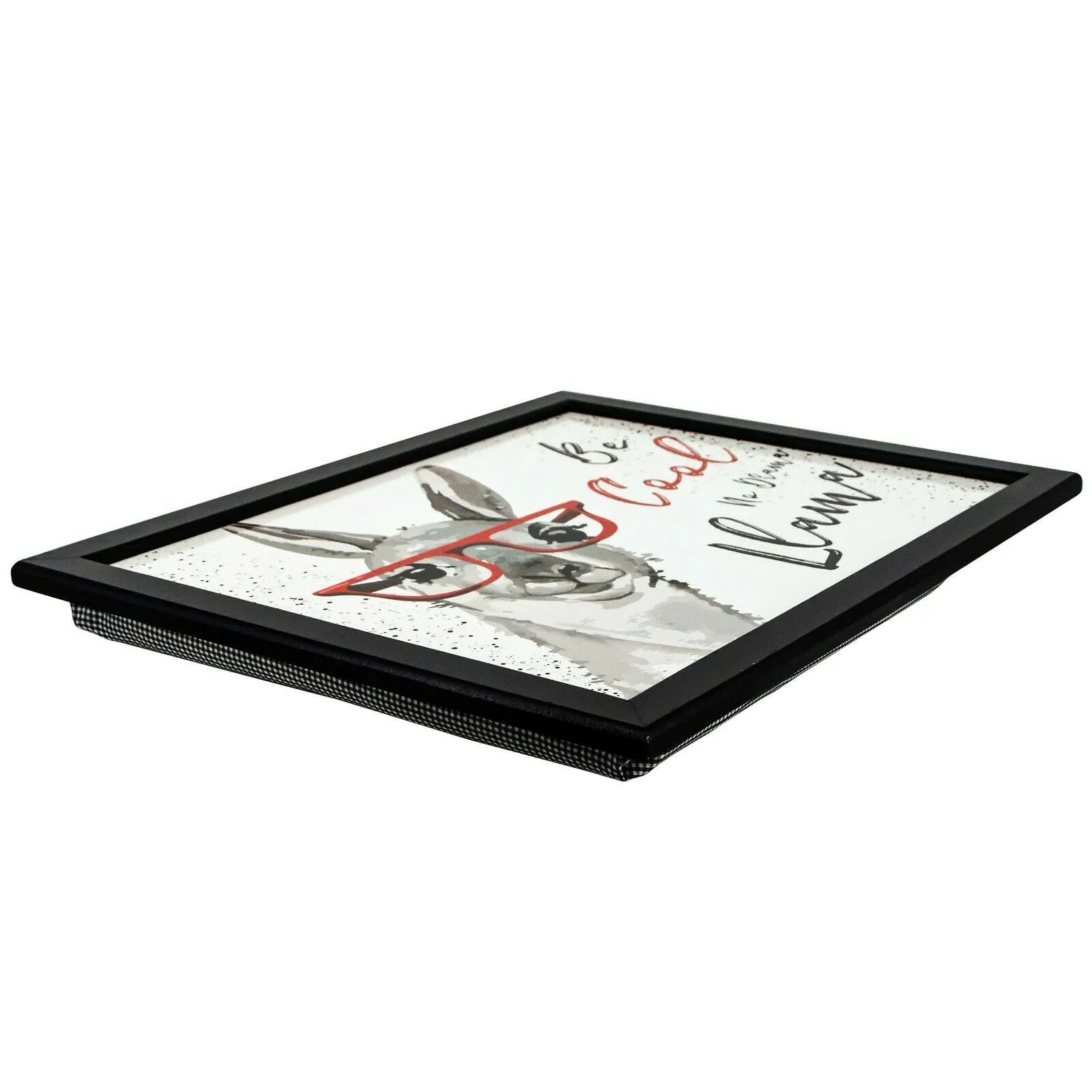 Llama Lap Tray With Bean Bag Cushion