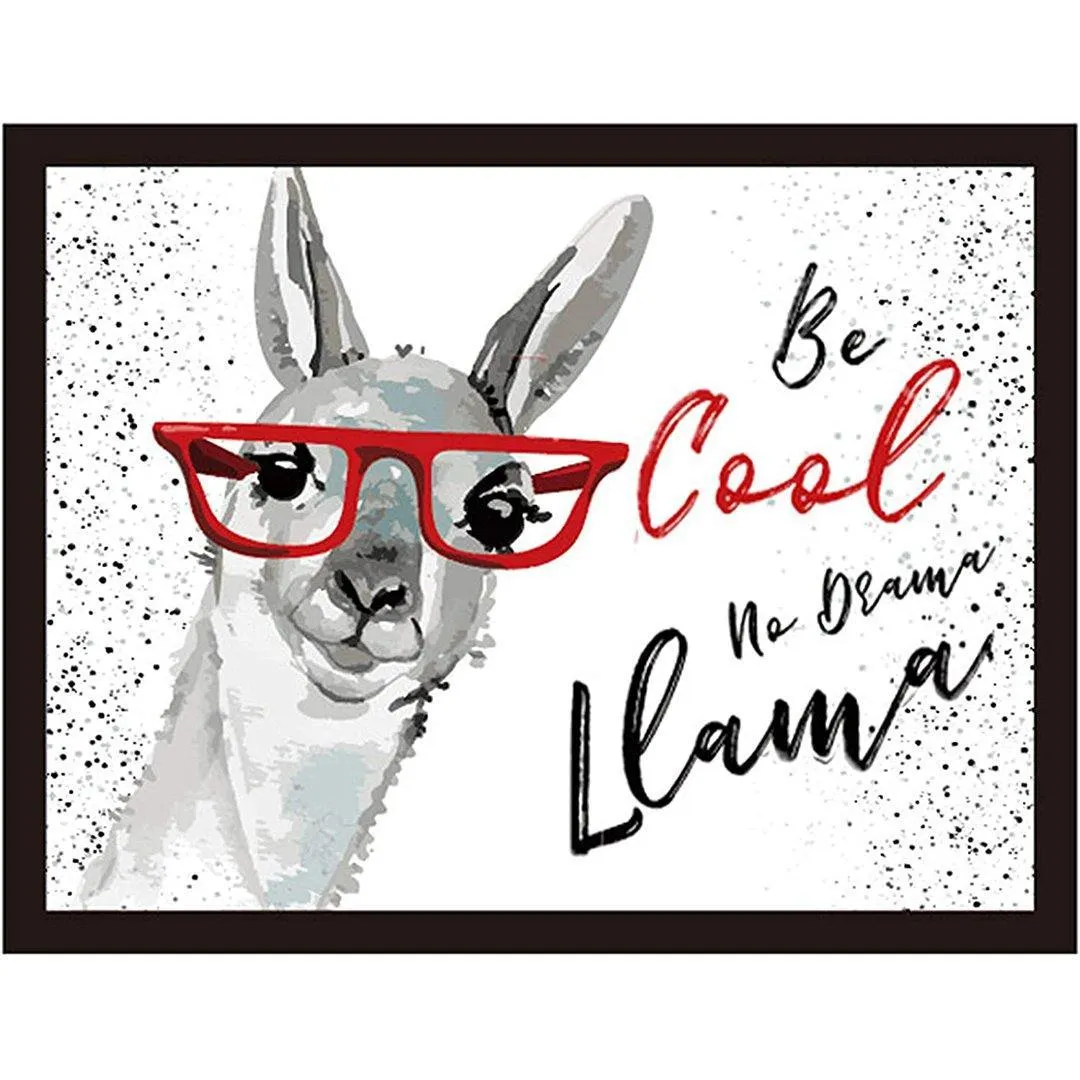 Llama Lap Tray With Bean Bag Cushion