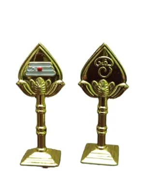 Lord Murugan Vel | Lord murugan Idols for car Dashboard | Home Decors | Gold Color Murugan Vel with Double Tape Sticker | Murugan vel for Pooja Room | Pooja Return Gifts