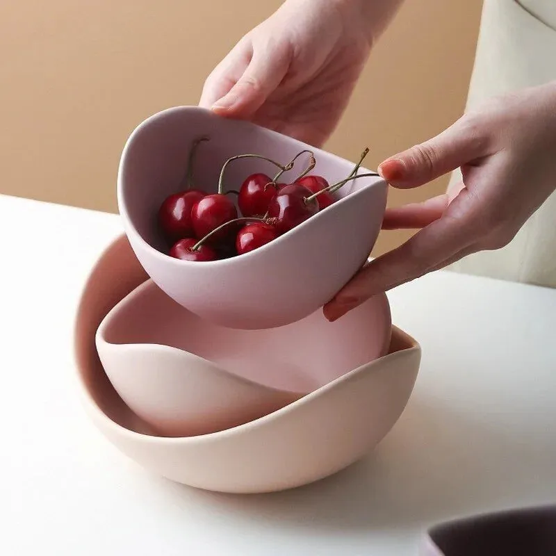 Lotus Ceramic Bowl Dishes And Plates Sets