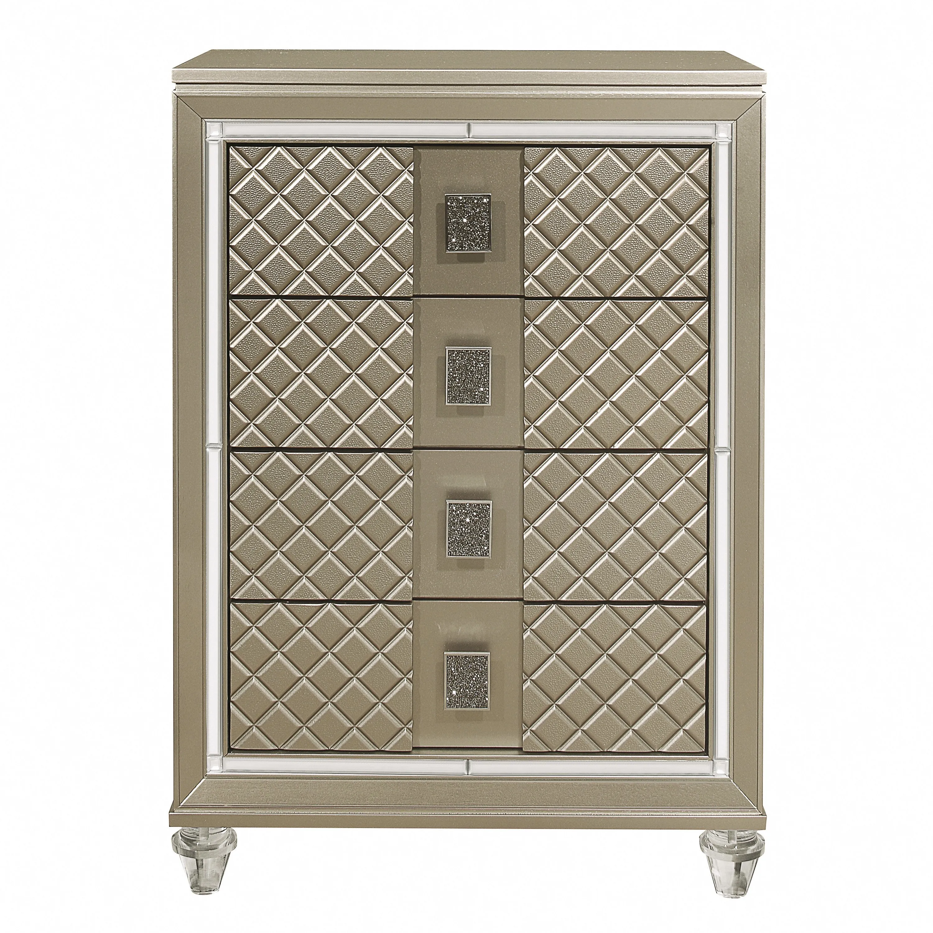 Loudon Gold Storage Bedroom Collection