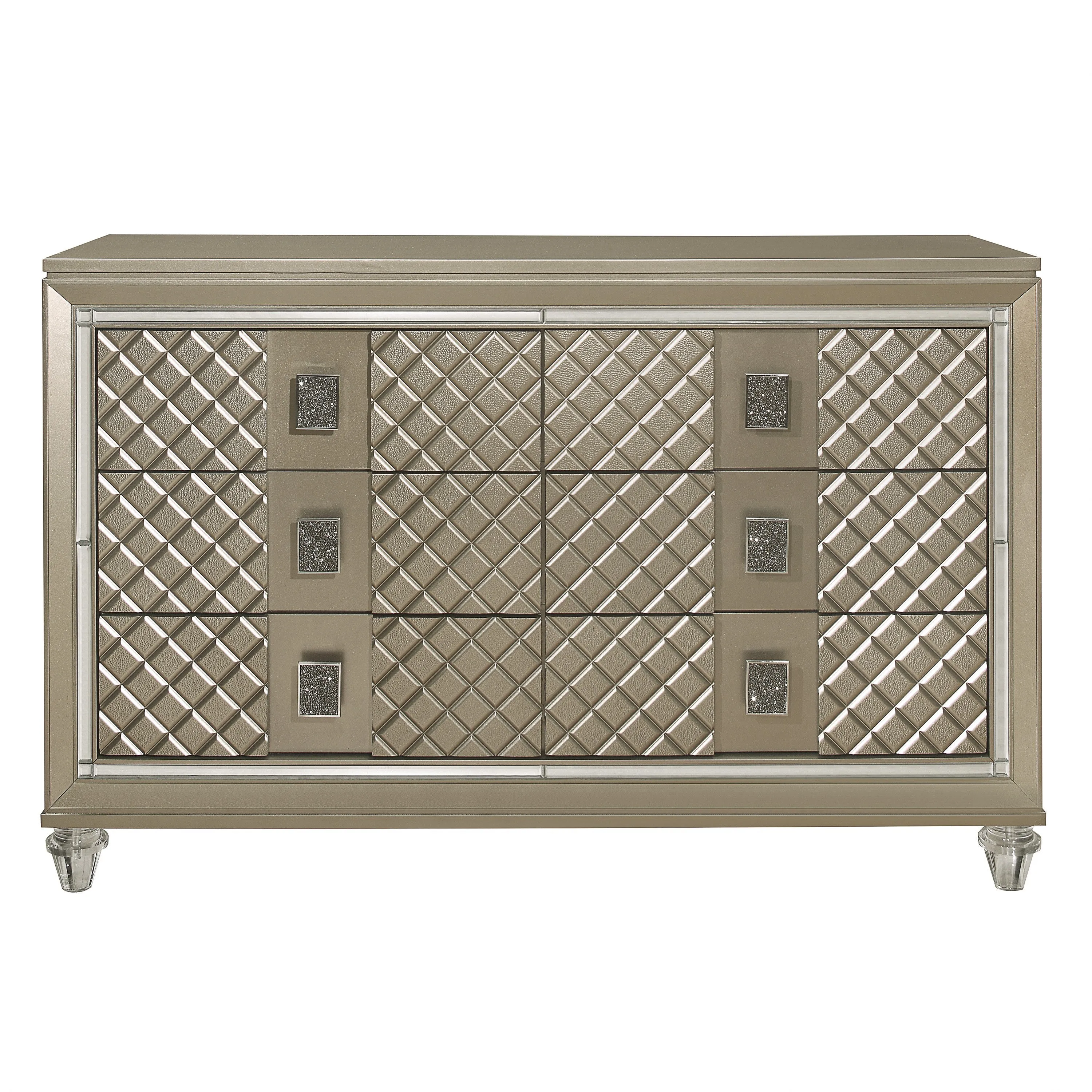 Loudon Gold Storage Bedroom Collection