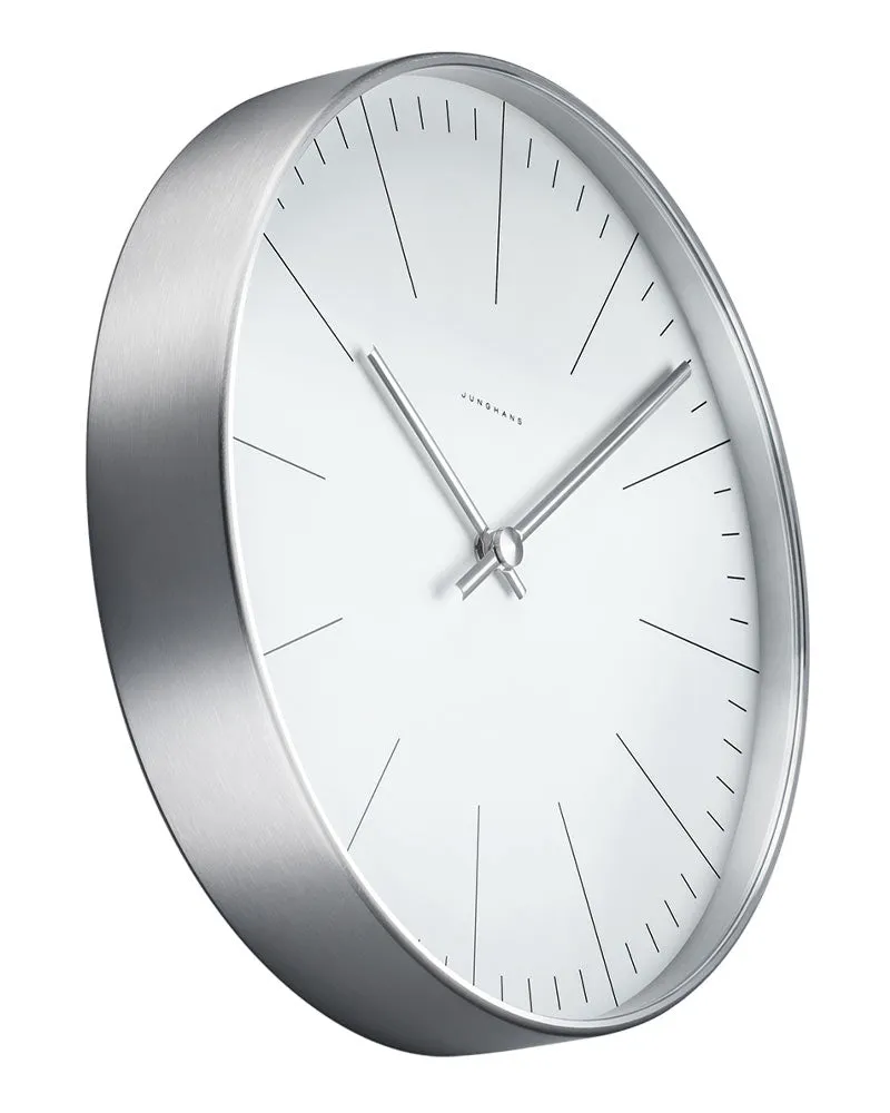 Max Bill Wall Clock - Index Lines 22cm