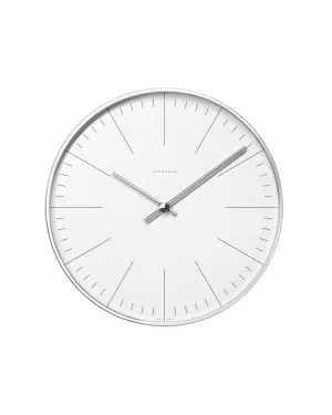 Max Bill Wall Clock - Index Lines 22cm