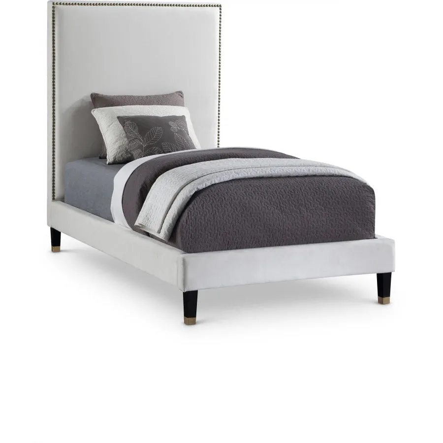 Meridian Furniture Harlie Velvet Bed