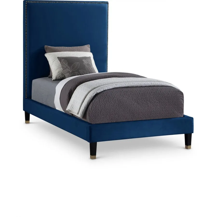 Meridian Furniture Harlie Velvet Bed