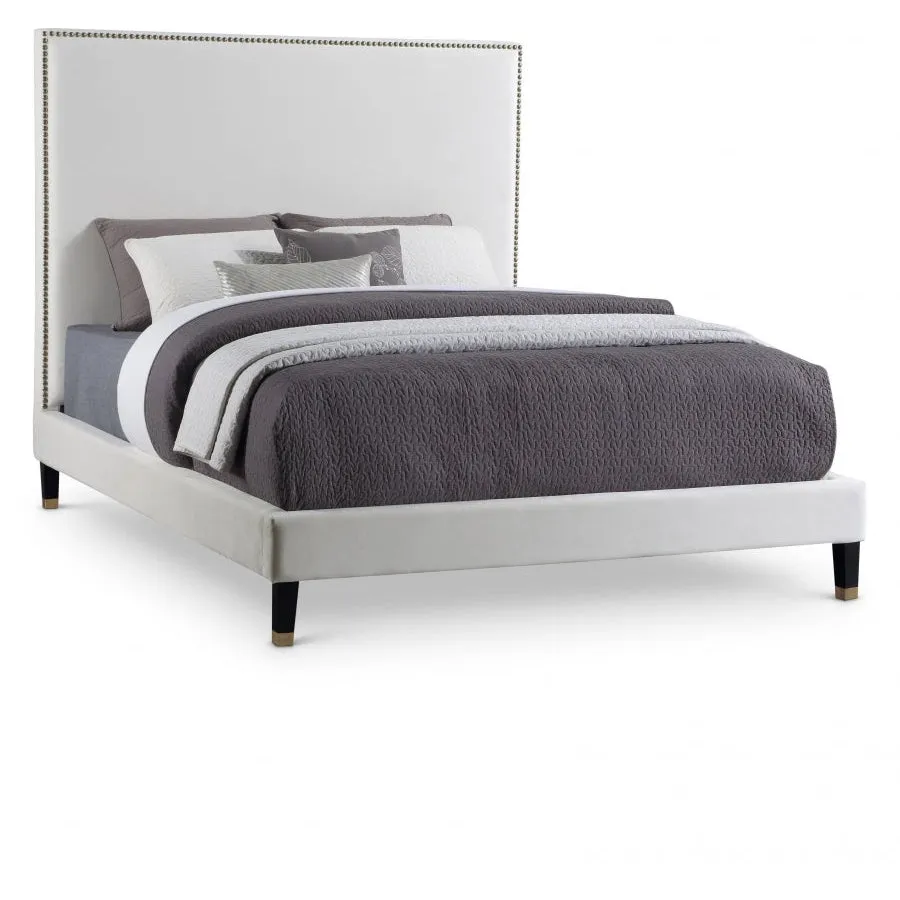 Meridian Furniture Harlie Velvet Bed