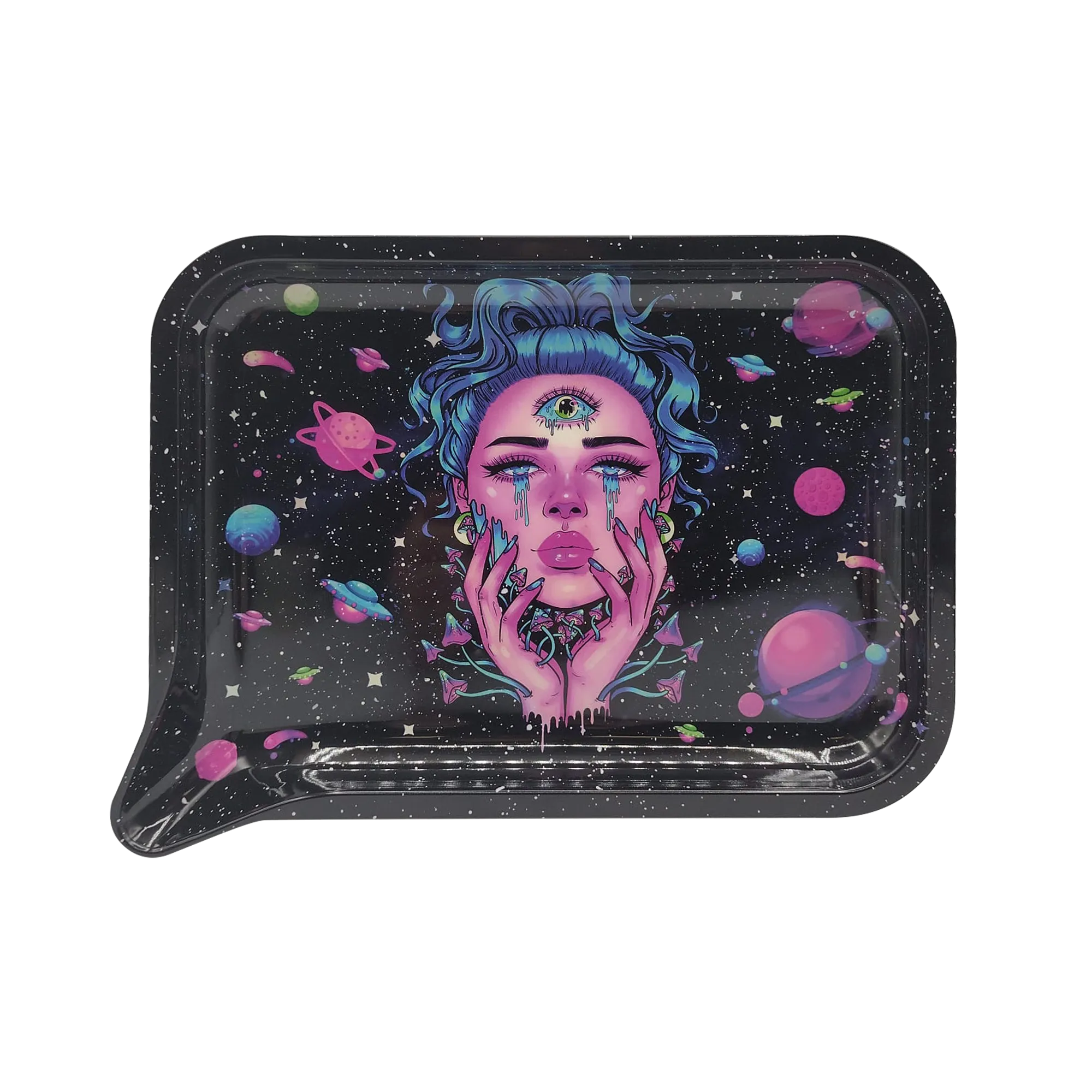 METAL ROLLING TRAYS WITH FUNNEL (49)