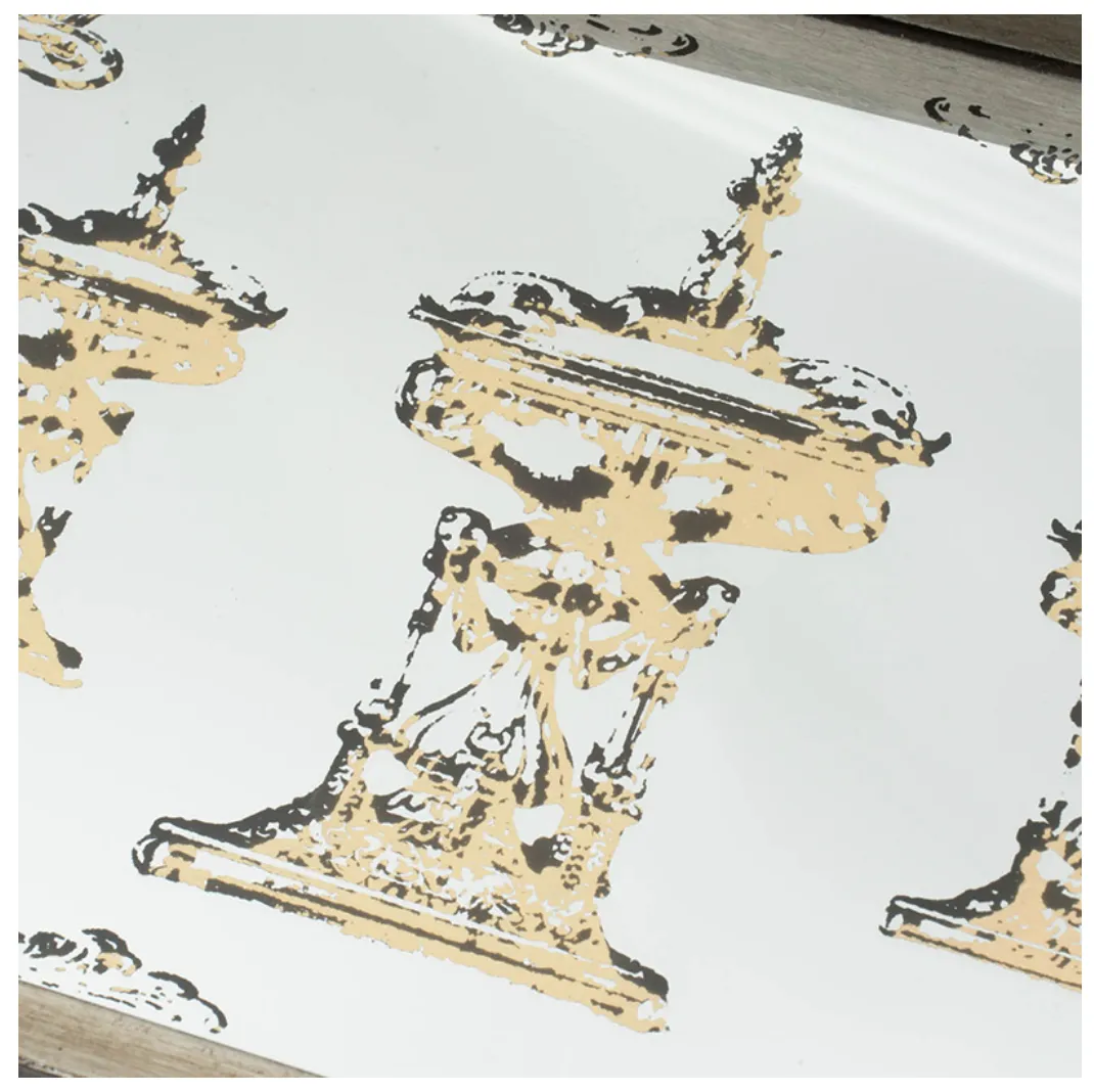 Mirrored Antiqued Tray