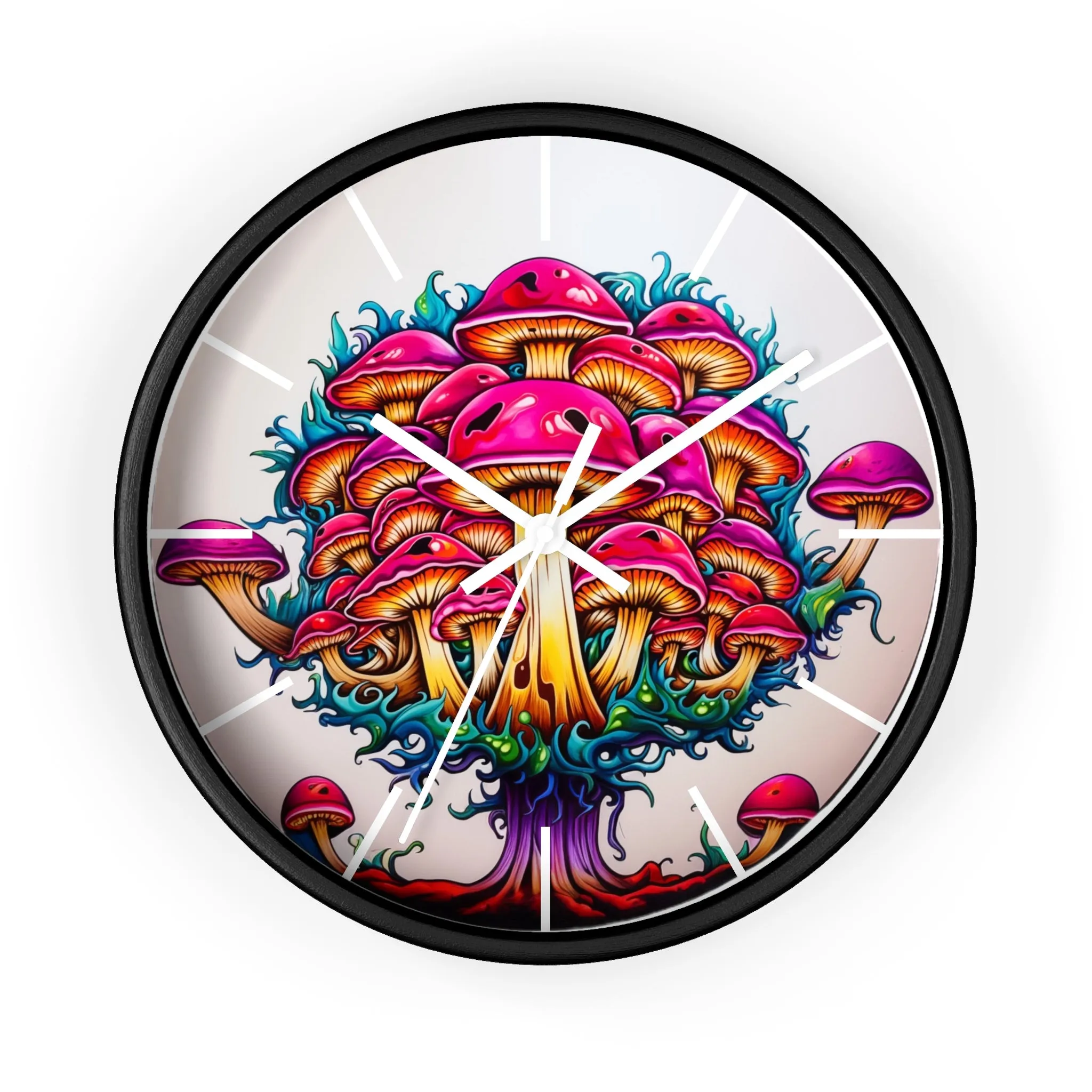 Mushroom Mystique 10" Wall clock #2