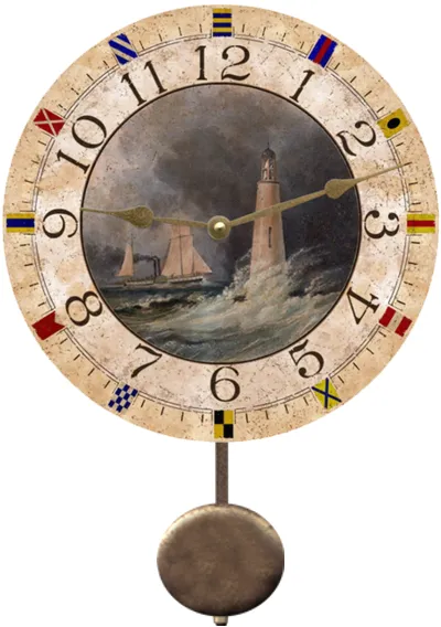 Nautical Lighthouse Clock