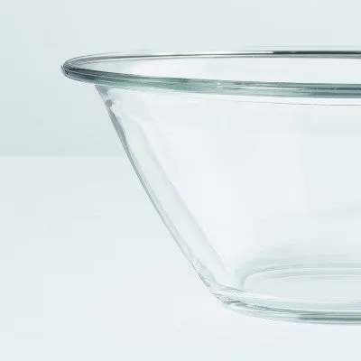Open Box - 4pc Glass Mixing Bowl Set Clear - Hearth & Hand with Magnolia