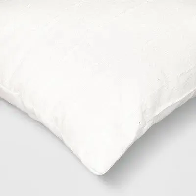 Open Box Oversized Woven Cotton Striped Square Throw Pillow Ivory - Threshold