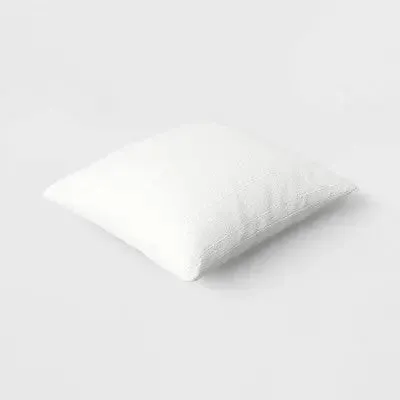 Open Box Oversized Woven Cotton Striped Square Throw Pillow Ivory - Threshold