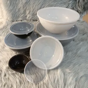 PLASTIC NESTING BOWL SET 12-PCS