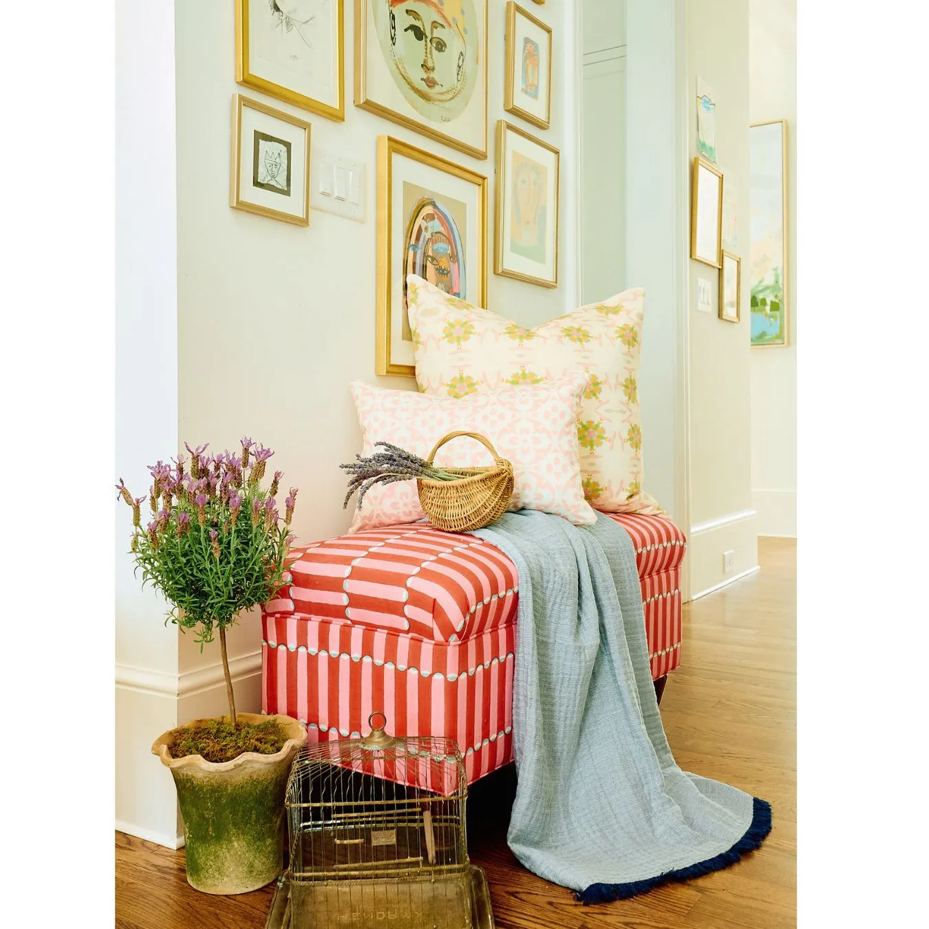 Porto Tiles Blush 14x36 Pillow