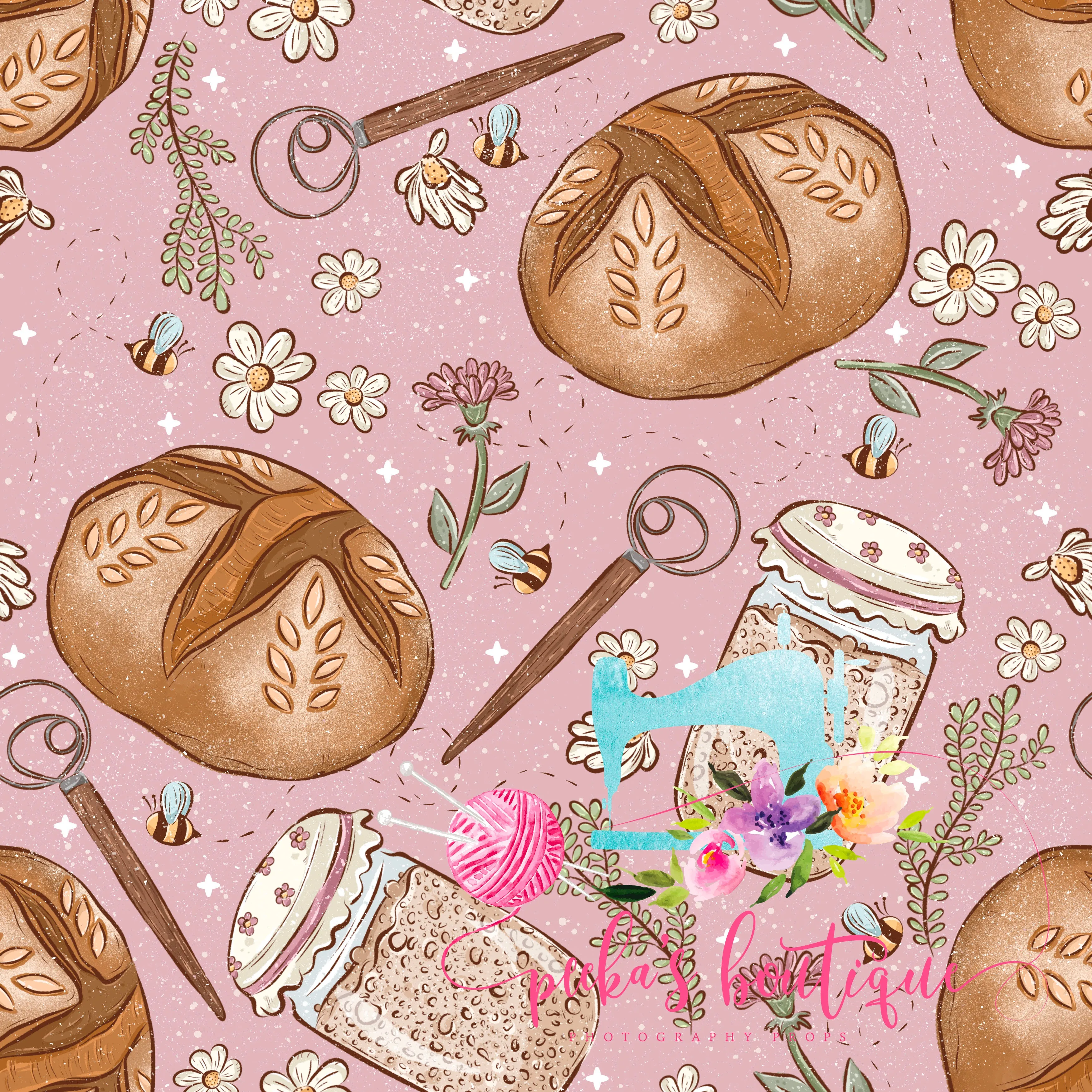 PRE-ORDER NON-PROP (Sourdough!) Bowl, Jar, Cup, Plate COVERS; Hot Pads; Jar Openers; MADE TO ORDER