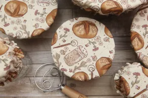 PRE-ORDER NON-PROP (Sourdough!) Bowl, Jar, Cup, Plate COVERS; Hot Pads; Jar Openers; MADE TO ORDER