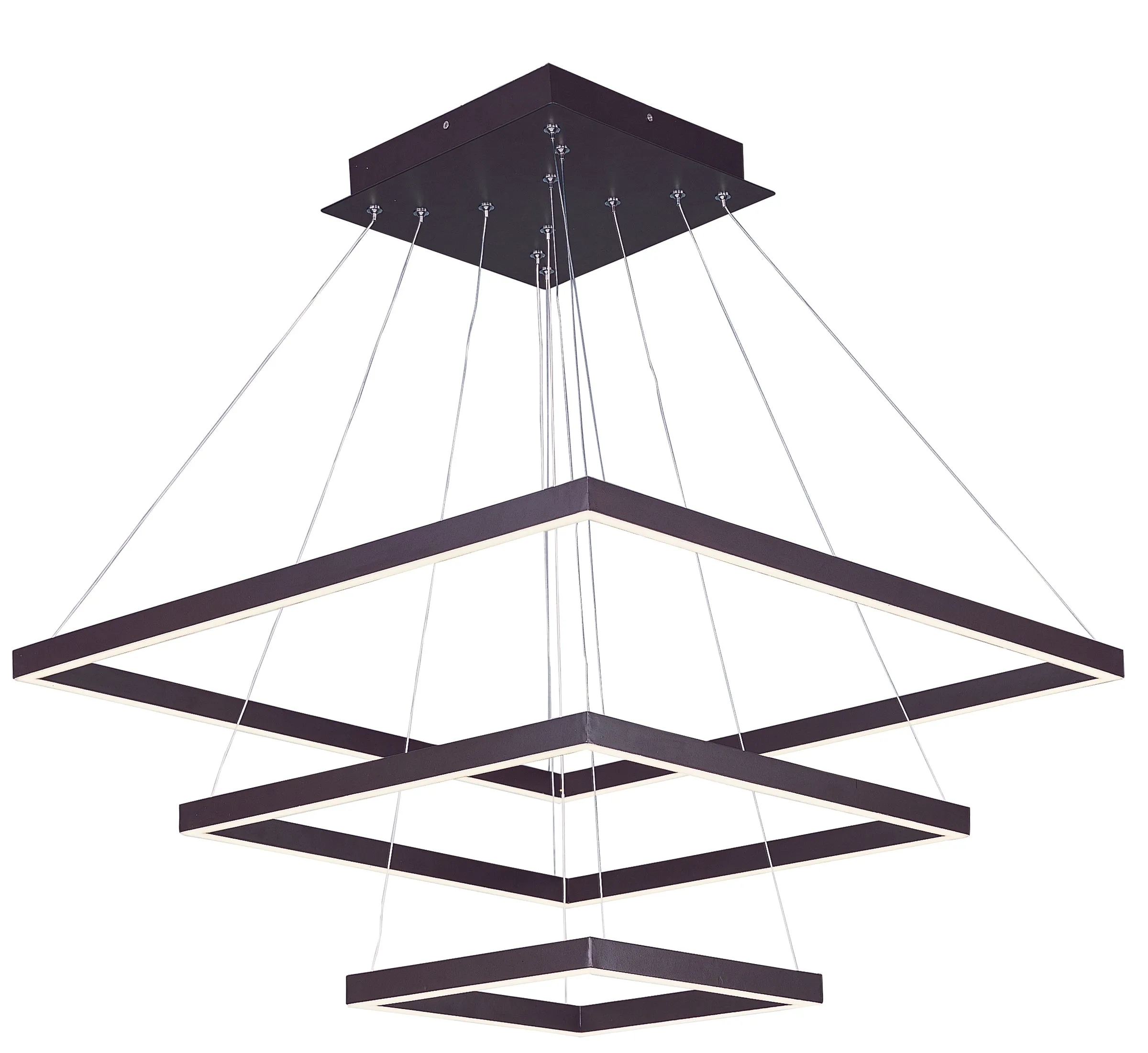 Quad LED 3-Tier Pendant
